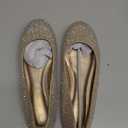 DREAM PAIRS Women's Sole-Shine Rhinestone Ballet Flats Shoes (8, Gold)