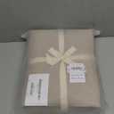 Linen Grey Duvet Cover Oversized Queen Size 98'' L x 98'' W, Percale 100% Washed Cotton Duvet Cover with Zipper Closure Plus 2 Pillowcases, Oeko TEX Standard Certificated, Linen Feel and Cozy