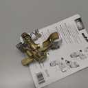 Orbit 55032 1/2" BRS Sprinkler Head, Connection, Silver and Gold