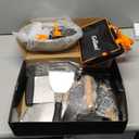 27pcs Griddle Accessories Kit for Blackstone, Professional Hibachi Flat Top Grill Tools, Enlarged Spatula Gift Set with Basting CoverBurger Press Patty Maker for Outdoor BBQ Teppanyaki