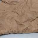 MIULEE 2 Panels Solid Color Sheer Window Curtains Elegant Window Voile Panels/Drapes/Treatment for Bedroom Living Room (54X84 Inches Brown)