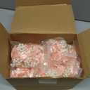 Wonderjune 32 Pcs Wedding Pearl Bow Chair Decor Satin Ribbon Bows with Pearl Beaded String Garland Aisle Chair Sashes Decorations for Ceremony Coquette Party Banquet Decor (Pink)