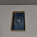 [Full Camera Protection& Mechanical Lock]Magnetic Privacy Case for iPhone 15 Pro Max[Compatible with MagSafe][CD Metal Ring] Full Body Shockproof Metal Bumper, 9H Anti Peeping Glass Cover-Black