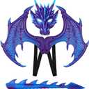 Himine Dragon Wings Props Cosplay Wing With Tail Mask
