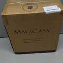 MALACASA 10" Large Pasta Bowls, 56 OZ White Salad Bowls Soup Bowls, Porcelain Serving Bowls Set of 4, Large Kitchen Bowl Plates Pasta Plates, Microwave & Dishwasher Safe, Series REGULAR