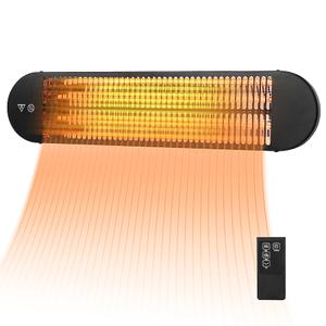 Goplus 120 -Volt Black Steel Electric Patio Heater