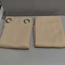 NICETOWN Biscotti Beige Blackout Thermal Grommet Curtains 2 Panels Set, W52 Soundproof Light Blocking Shades for Living Room, Bedroom, Window, Girls Room - Breathable, W52 x L84