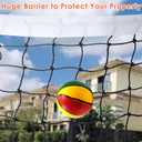 Amarine Made Baseball Backstop NetSoccer Ball Hitting NettingHeavy Duty Sports NettingSoccer Backstop NetSports Netting for BackyardNylon Baseball Backstop Net 10x25ft