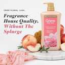 Caress Body Wash With Pump Daily Silk White Peach & Orange Blossom Body Soap for Noticeably Silky, Soft Skin 30 fl oz, 4 Pack
