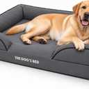 The Dog's Bed Orthopedic Bolster Egg-Crate Bed, Removable Washable Cover