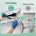 Air Duster - Electric Air Blower - 5.74oz High Power Cleaning for Computer - PC - 2 Gear Compressed Air (Green)