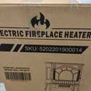 ZAFRO 23 inch Freestanding Electric Fireplace Stove | Thermostat Control, Low Noise, 5100 BTU, Overheat Protection, for Indoor Use