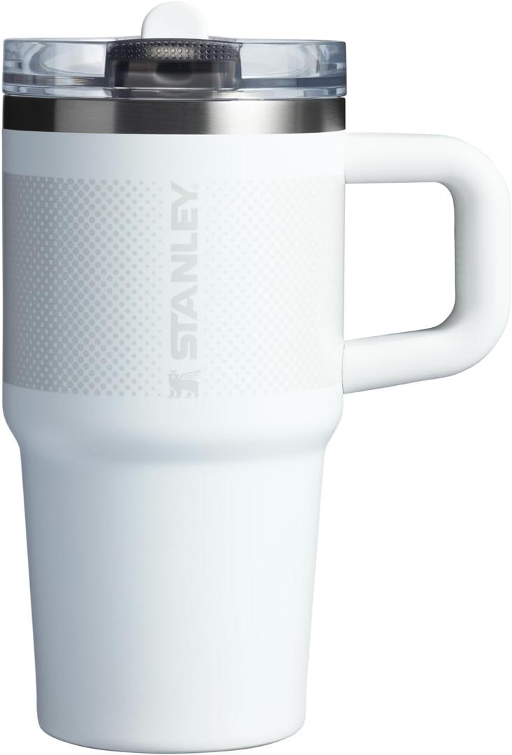 STANLEY Quencher ProTour Flip Straw Tumbler with Leakproof Lid 20 oz | Built-In Straw and Handle | Cup Holder Compatible for Travel | Insulated Stainless Steel Cup | BPA-Free | Frost Fade