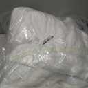 AISENO 60 Inch Christmas Tree Plush Skirt Decoration for Merry Christmas Party Faux Fur Christmas Tree Skirt Decorations (White)