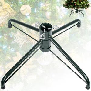 JSungo Folding Christmas Tree Stand, 16.3inch Replacement Christmas Tree Base for 4-6 Feet Artificial Tree, Metal Xmas Tree Holder Fits 0.5 - 1.37 Inch Tree Pole, DarkGreen