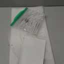 Gonice 2 Pack Acrylic Display Risers, 3 Tier Half Moon Cupcake Stand, Graduation Party Display Riser, Birthday Party Decoration, Display Stand for Figure and Perfume (silver)