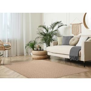 Garland Rug Town Square Beige Tan 8' x 10' Non Slip Area Rug for Living Rooms & Hallways, Stylish & Durable for High-Traffic Areas