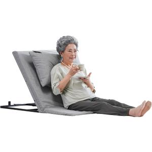 Adjustable Power Lifting Bed Backrest for Elderly Patient Injured,Sit-up Back Rest Chair for Neck Lumbar Back Support