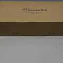 KAMANINA 2 Pack Curtain Rod 48 to 84 Inches (2.6-7.1ft), 1 Inch Curtain Rods for Windows, Single Drapery Rods with Square Finials, Black