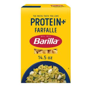Barilla Protein+ Farfalle Pasta, 14.5 Oz, Best By 2027 Sep 01