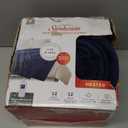 Sunbeam Royal Ultra Fleece Heated Electric Blanket Full Size, 84" x 72", 12 Heat Settings, 12-Hour Selectable Auto Shut-Off, Fast Heating, Machine Washable, Warm and Cozy, Indigo