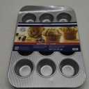 USA Pan Bakeware Muffin Pan, 12-Well, Aluminized Steel