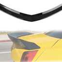 Rear Spoiler Wing for Cadillac ATS 2013-2019 4-Door Sedan, V Type Gloss Black Auto Exterio ABS Tail Trunk Lip Spoiler Wing Aerodynamic Styling