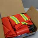 Firefighter Costume for Kids, Fireman Costume with Firefighter Tools, Fire Extinguisher, Helmet Light, Right Angle Flashlight, Kids Dress Up Clothes, Pretend Play Toys Gifts for Boys Age 4+