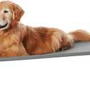 Cooling Breathable Elevated Dog Bed with Metal Frame for Large Dogs, 51" x 31" x 8", Grey