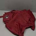 Hiasan Blackout Curtains for Bedroom - Thermal Insulated & Light Blocking Window Curtains for Living Room/Kids Room Christmas Decor, 2 Drape Panels Sewn with Tiebacks, Burgundy, 52 x 45 Inch