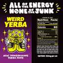 Drink Weird Organic Acai Pomegranate Yerba Mate – 16oz Cans, 160mg Organic Caffeine, Pack of 12 – Organic Energy Drink Alternative (EXP 10/17/27)