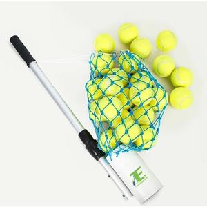 TennisEZ - Tennis Ball Pick Up Tool, Retractable, Lightweight, Fits in Tennis Bag, Also A Ball Carrier.