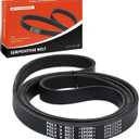A-Premium Engine Serpentine Drive Belt Compatible with Jeep, Ford, Chevy, Buick, Dodge, AMC, Mercury, Pontiac & Lincoln Cars - Cherokee, Mustang, Crown Victoria, Camaro, Lucerne, Town Car & More