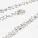 YooAi Rhinestone Belt Womens Formal Dress Belt Diamond Bling Wedding Bridal Belt (Gray) Fit Waist 24" - 30" In