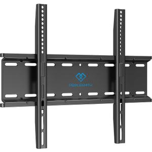 PERLESMITH Fixed TV Wall Mount Bracket, Low Profile Design for Most 26-60 inch LED LCD OLED-4K Flat Screen TVs up to 115lb, Ultra Slim Fixed TV Mount with Max VESA 400x400mm Fits 16 inch Wood Stud