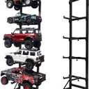 RC Car Stand, Adjustable Display & Storage - 5-Layer for Large 1/10+ RC Cars/Trucks, 3-Layer for 1/16- Small Models, Heavy-Duty High Capacity (5-Layer)