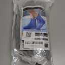 Silicone Waterproof Shoe Covers, reusable upgraded overshoes with waterproof zipper, Resistant Rain Boots Non-Slip Washable Protection for Women, MenL Size Large (Women 7.5-10.5, Men 6.5-9), White