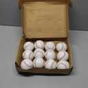 Unmarked Adult Baseballs, Standard Practice Baseball Size 9 Inch, Blank Baseballs Tball Balls for High School League Training, Pitching, Throwing and Autograph (2Pack, 4 Pack, 12 Pack)
