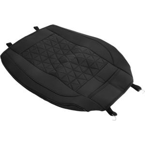 Backless Seat Cushion for Car Single Piece Pu Leather Decorative Pad Easy Install Clean Comfort for Vehicle