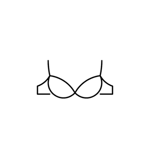 Woman Sports Bra, Size S, Black Color