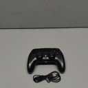 Wireless Pro Controller For PS-5/PC/MAC/iOS/Android/Steam Deck, Gamepad with 7 Variable Color RGB Lights/Hall Effect Joystick/Dual Vibration/Turbo/Programmable/Headset Jack/Touchpad/1500 MAH Battery (Black)