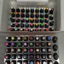 Beetles 110 PCS Gel Nail Polish Set, 100 Colors Infinite Inspiration Gift Spree All Season Red Brown Green Black Gel Polish with 5Pcs Base Top Coat Soak off UV Gel for Manicure Lovers DIY at Home