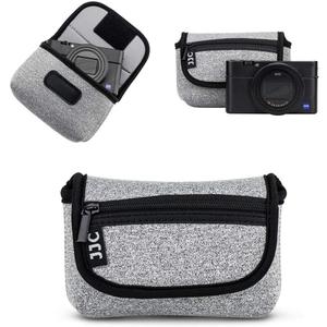 JJC Compact Camera Case Travel Pouch Sleeve for Sony ZV-1 II ZV1II ZV1F ZV-1F ZV1 RX100 VII VI VA Canon G7X G5X G9X SX740 Ricoh GR IV III Olympus TG-7 TG-6 TG-5 TG-4 Fujifilm XP130 XP140 XP90 & More