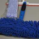 VITEVER Professional 69'' Window Squeegee Cleaner Tool with Extension Pole, 2-in-1 Squeegee for Window Cleaning Kit with Scrubber and Rotating Head, 1 Blade 2 Scrubber