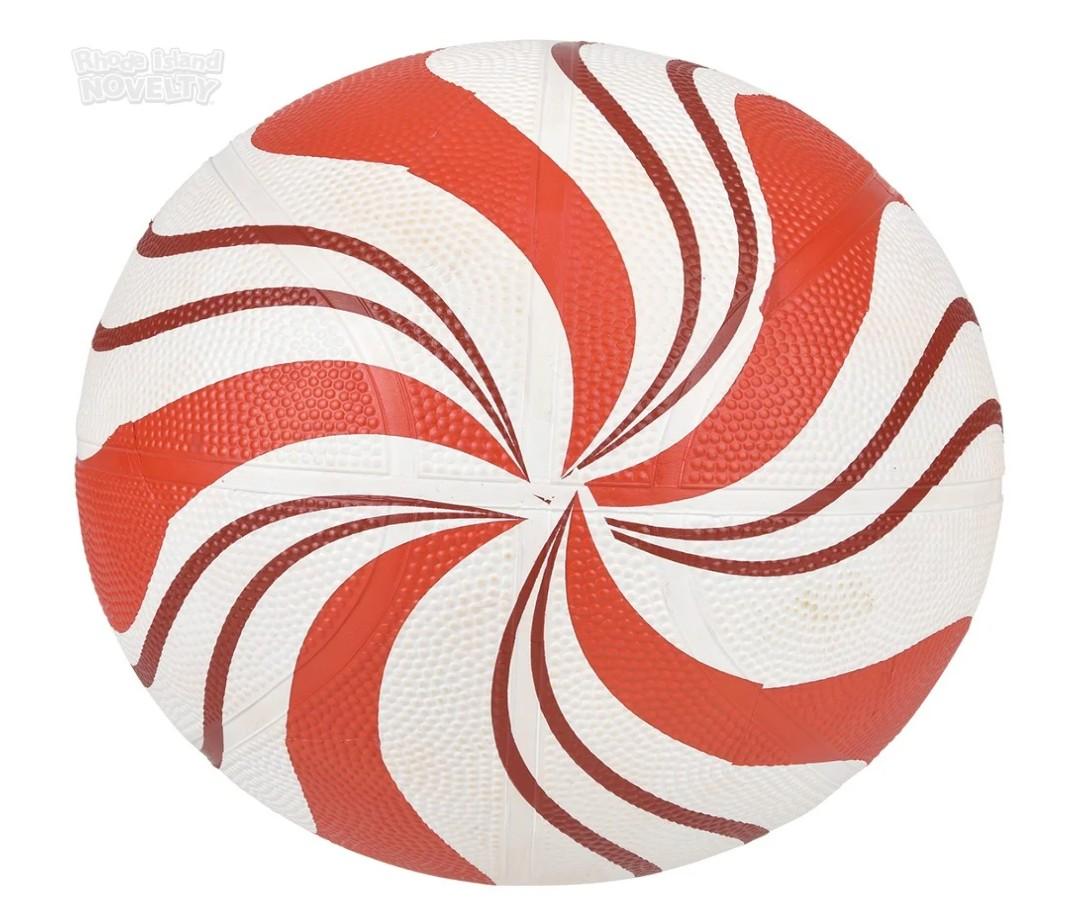 Candy Cane Regulation Basketball 9.5",Pack Of 2