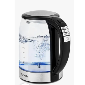 COSORI Electric Kettle Temperature Control with 6 Presets, 60min Keep Warm 1.7L Electric Tea Kettle & Hot Water Boiler, 304 Stainless Steel Filter, AutoOff & BoilDry Protection, BPA Free, Black