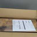 QEEIG Floating Shelves for Wall 23.6" Long - Wall Mounted Shelf Bathroom Kitchen Living Room Bedroom Farmhouse Home Decor Display Bookshelf Large 23.6 x 9.3 inch Set of 2, Rustic Brown (008-60BN)