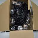 Outdoor Lights String Patio Outside - 100ft 30M LED Waterproof Light - Hanging Lighting ST38 Shatterproof Edison Bulb Deck Backyard Gazebo Balcony Party Bistro Cafe Pergola Garden Yard Porch Dimmable