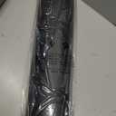 ForPro Half Round Massage Table Bolster Pillow, 26" L x 6" W x 3" H, Black