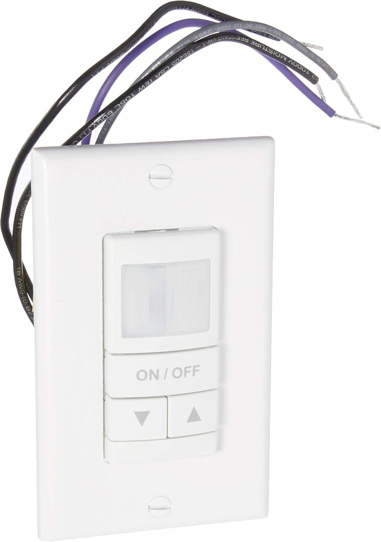 Sensor Switch Wall Mount Motion Sensor Switch, 120 Volts, White (WSX PDT D WH)